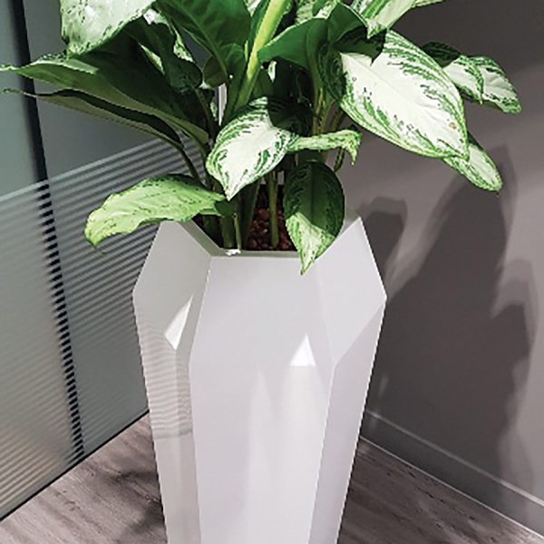 Hexagon Tapered Neck Dawn Planter