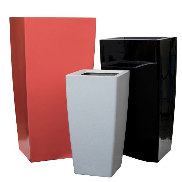 Tall Square Kubico Planter