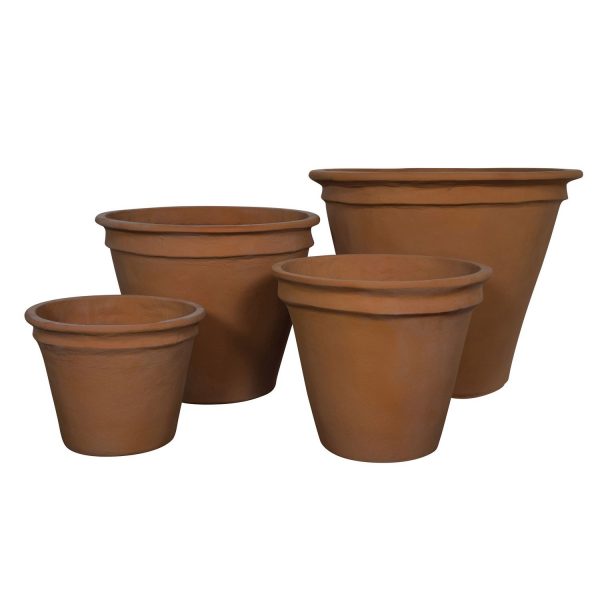 Fibreglass Medium Terracotta Planter Venice